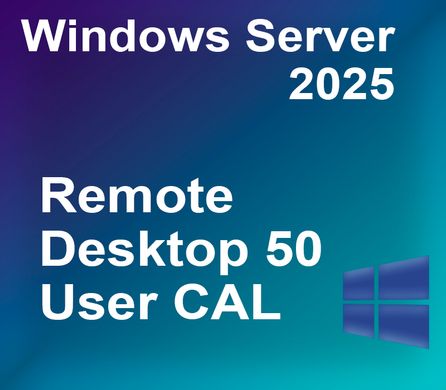 Windows Server 2025 Remote Desktop Services 50 CAL User