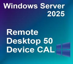 Windows Server 2025 Remote Desktop Services 50 CAL Device