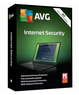 AVG Internet Security 1 рік 3 ПК