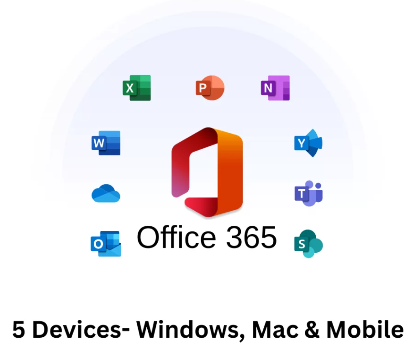 Microsoft Office 365 12 мес Аккаунт лицензионный ключ активации